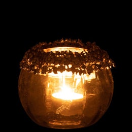 Tuikkukuppi strassikoristeilla 7,5cm, sampanja