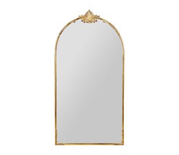 Holvikaaripeili koristeella 117,5cm, kulta