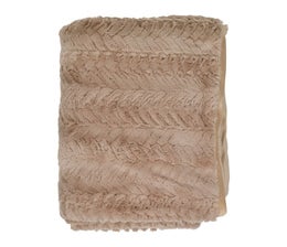 Tekoturkispeite 170x130cm, beige