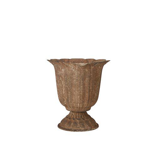 Jalallinen ruukku 16cm, ruskea