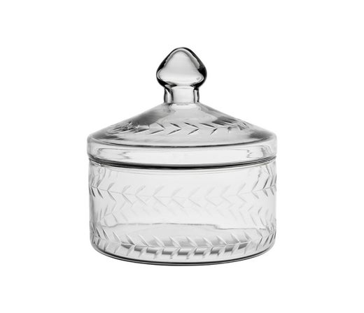 Lasipurkki kannella 15cm