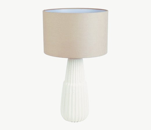 Valaisin pellavavarjostimella 50cm