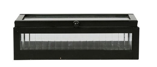 Lasilaatikko 30x17cm, musta