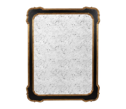 Peili 80x105cm. Patinoitu musta-kulta