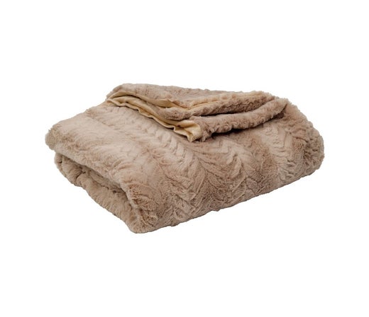 Tekoturkispeite 170x130cm, beige