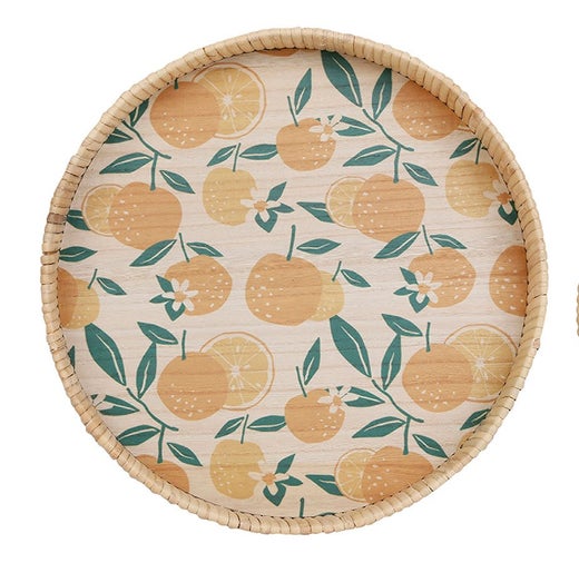 Tarjotin 34cm, sitruunakuvio